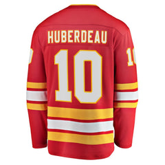 NHL Red Jonathan Huberdeau Calgary Flames Fanatics Home Breakaway Player Jersey