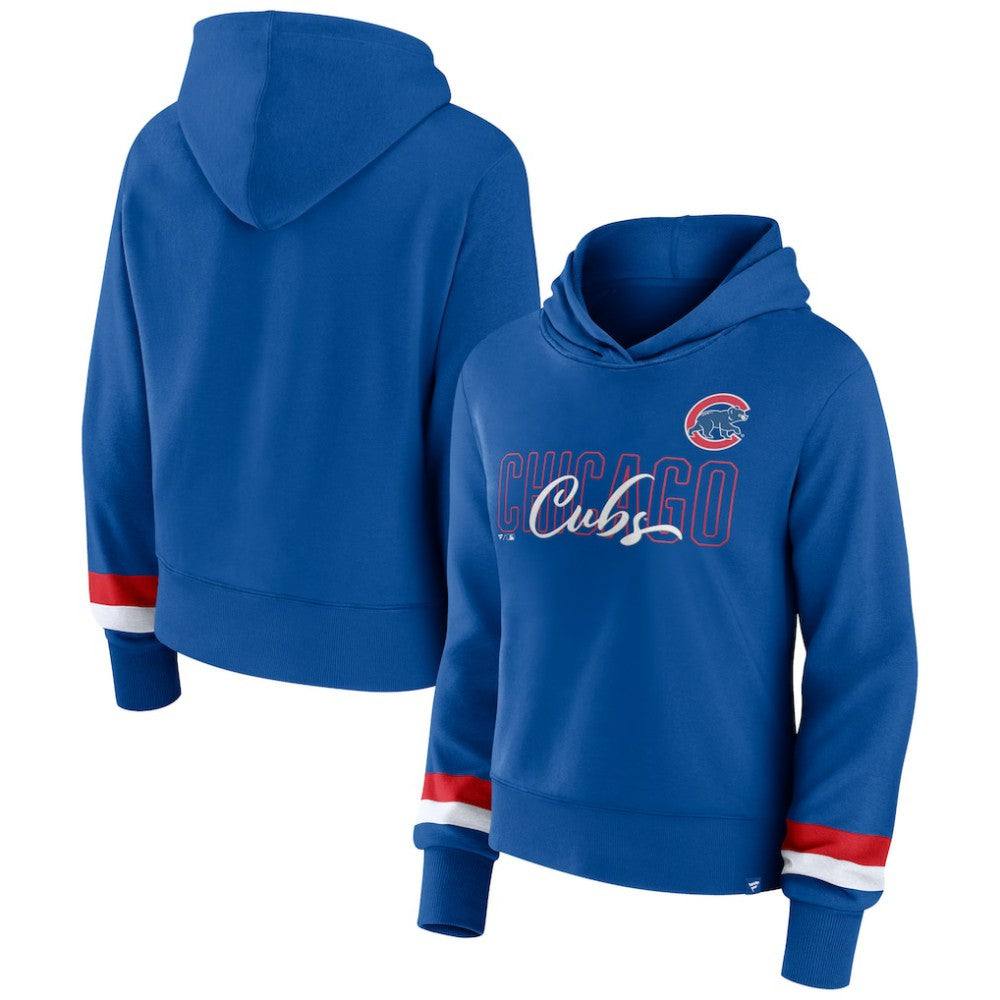 MLB Chicago Cubs Fanatics Women's Over Under Pullover Hoodie