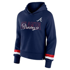 MLB Atlanta Braves Fanatics Women's Over Under Pullover Hoodie