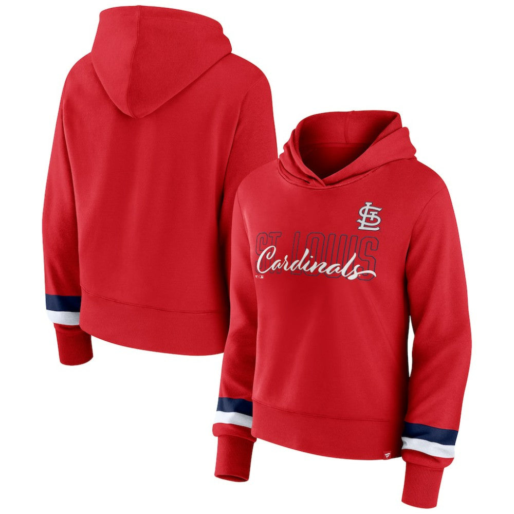 MLB St. Louis Cardinals Fanatics Women's Over Under Pullover Hoodie