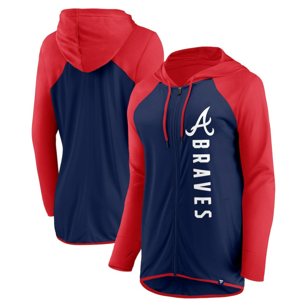 MLB Atlanta Braves Fanatics Women's Forever Fan Full-Zip Hoodie Jacket