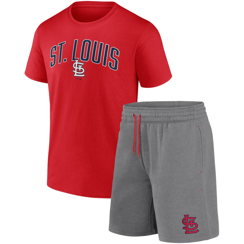 MLB St. Louis Cardinals Fanatics Arch T-Shirt & Shorts Combo Set