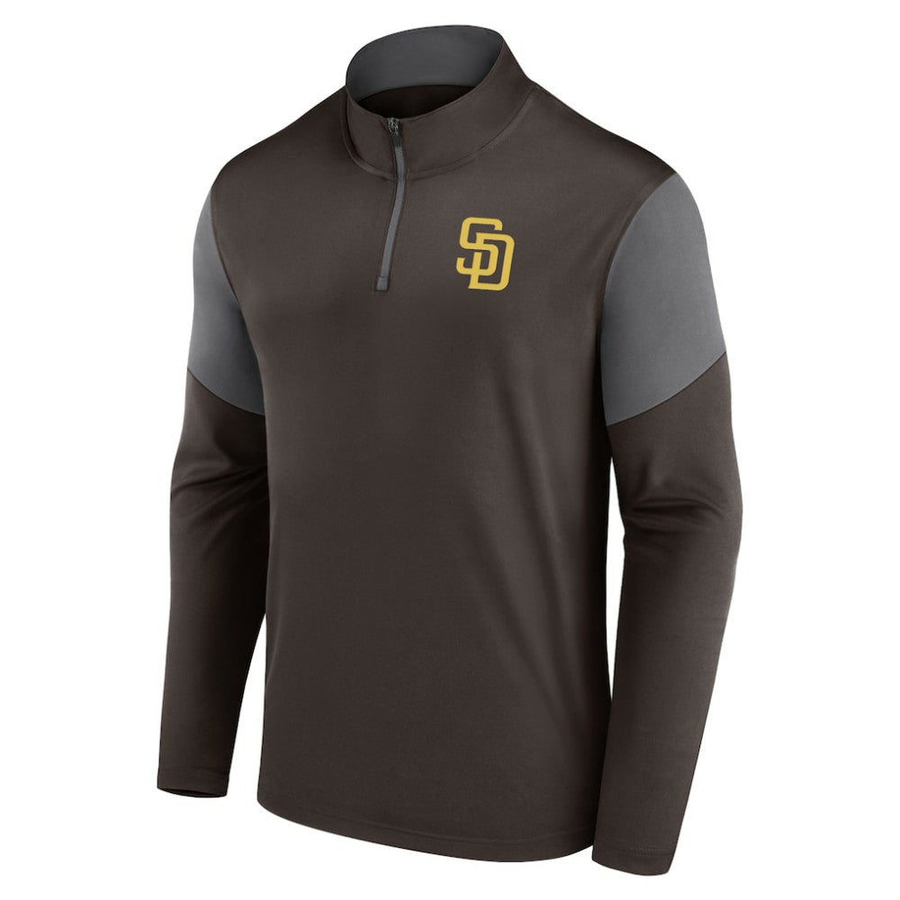 MLB San Diego Padres Fanatics Logo Quarter-Zip Top