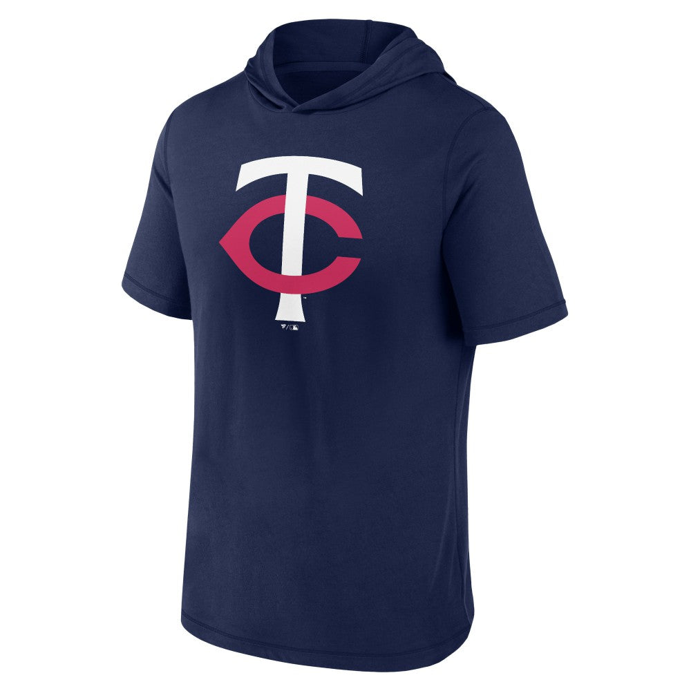 MLB Minnesota Twins Fanatics Short Sleeve Hoodie T-Shirt