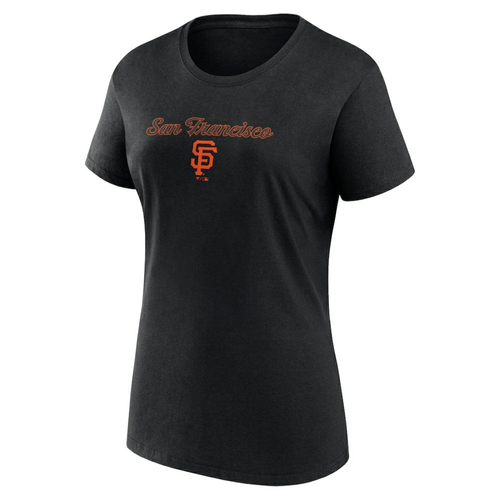 MLB San Francisco Giants Fanatics Women's Script T-Shirt & Shorts Combo Set