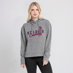MLB St. Louis Cardinals Fanatics Women's Script Favorite Lightweight Pullover Hoodie