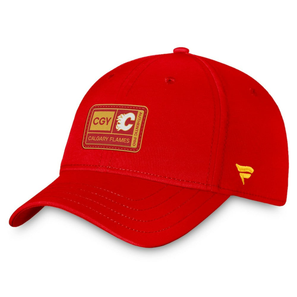 NHL This item will ship within 1 business day. Calgary Flames Fanatics Authentic Pro Training Camp Flex Hat – Red