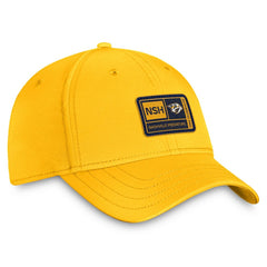NHL This item will ship within 1 business day. Nashville Predators Fanatics Authentic Pro Training Camp Flex Hat – Gold
