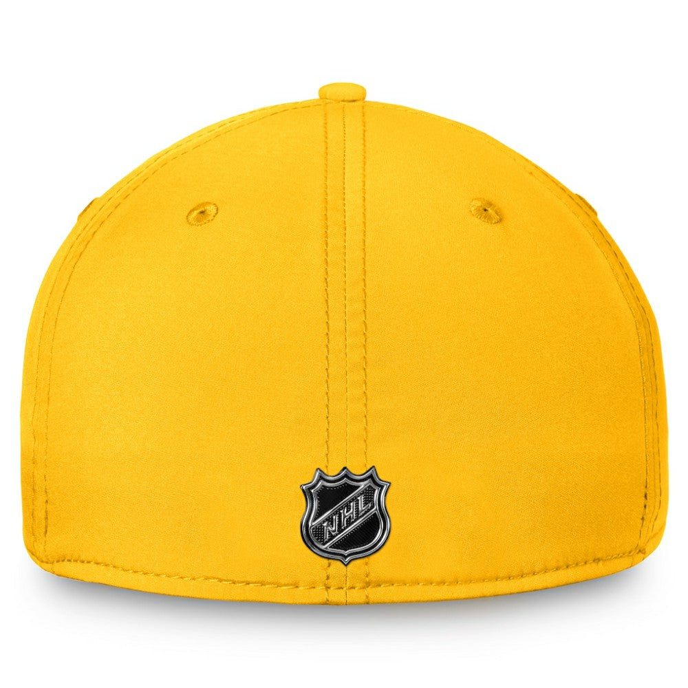 NHL This item will ship within 1 business day. Nashville Predators Fanatics Authentic Pro Training Camp Flex Hat – Gold