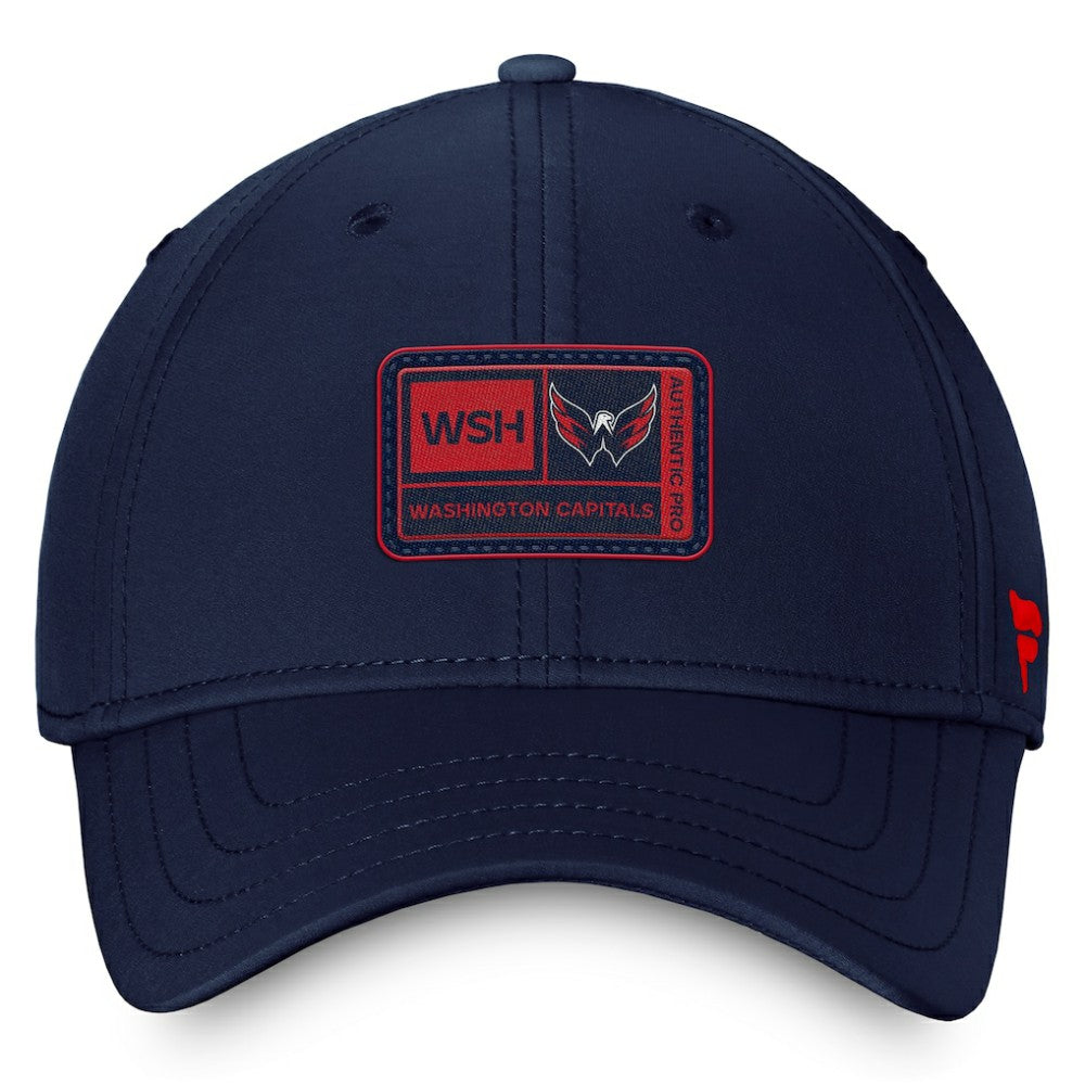 NHL This item will ship within 8 business days. Washington Capitals Fanatics Authentic Pro Training Camp Flex Hat – Navy
