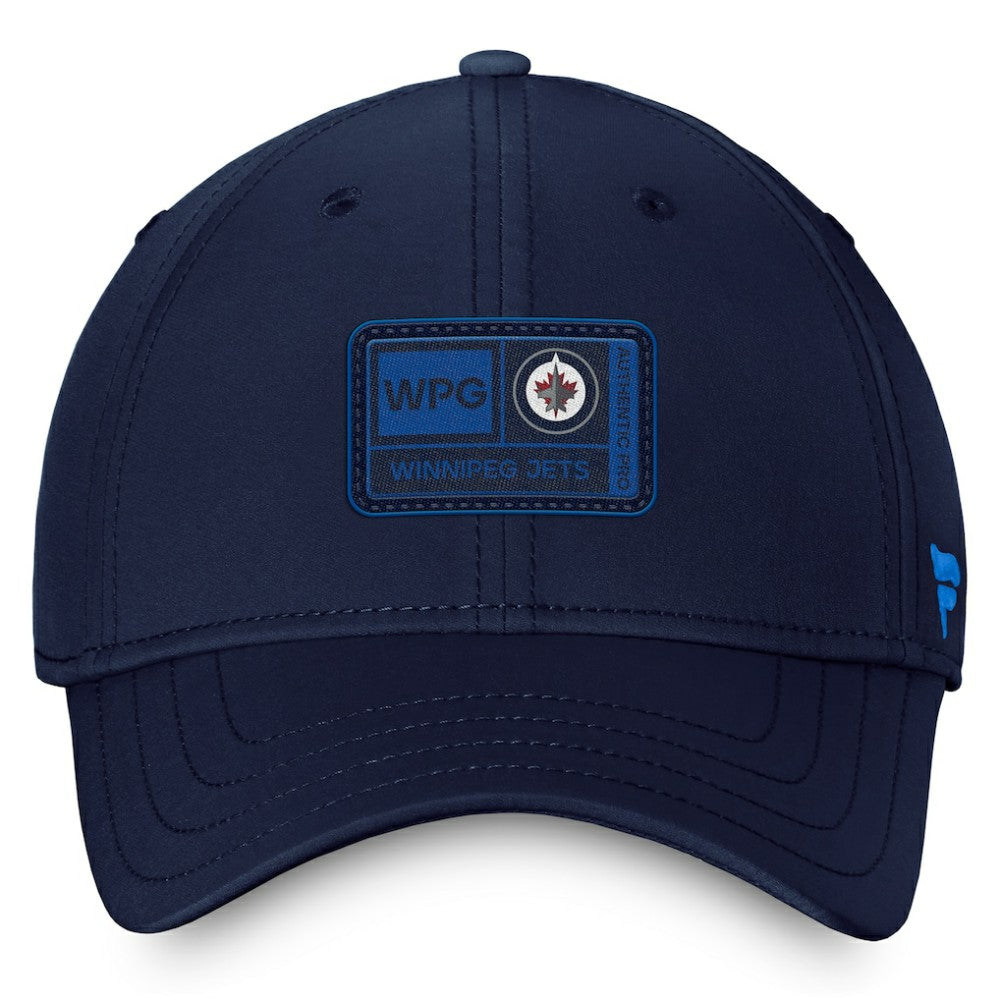 NHL  Winnipeg Jets Fanatics Authentic Pro Training Camp Flex Hat – Navy