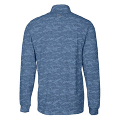 MLB Chicago Cubs Cutter & Buck Big & Tall Traverse Camo Print Stretch Quarter-Zip Pullover Top