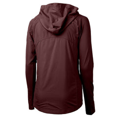 Cutter & Buck Women's Adapt Eco Knit Hybrid Recycled Full-Zip Hoodie - Washington Commanders