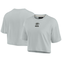 Women's Elements Super Soft Boxy Cropped T-Shirt - Green Bay Packers