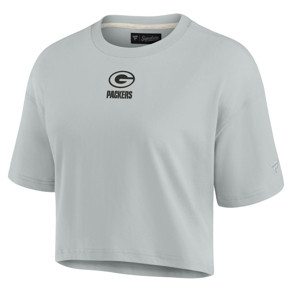 Women's Elements Super Soft Boxy Cropped T-Shirt - Green Bay Packers