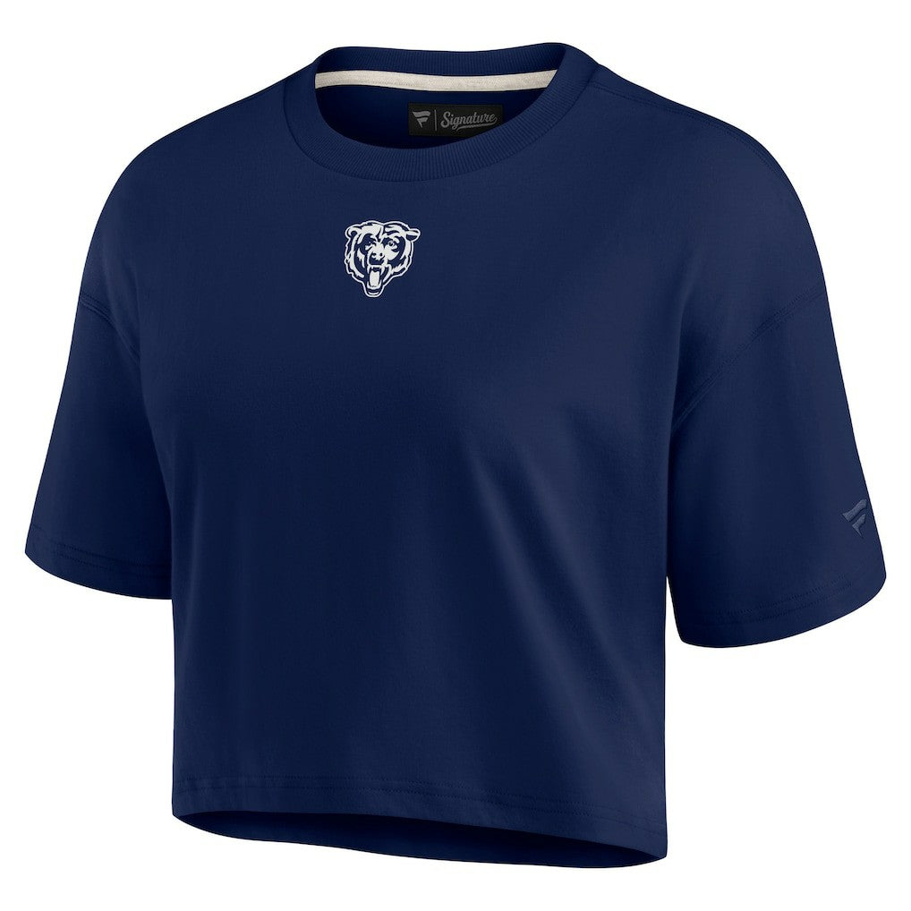 Women's Elements Super Soft Boxy Cropped T-Shirt - Chicago Bears