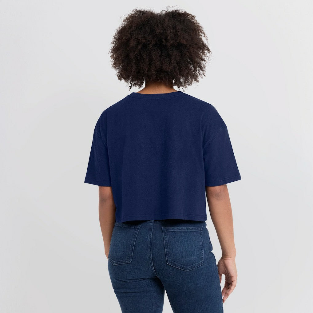 Women's Elements Super Soft Boxy Cropped T-Shirt - Chicago Bears