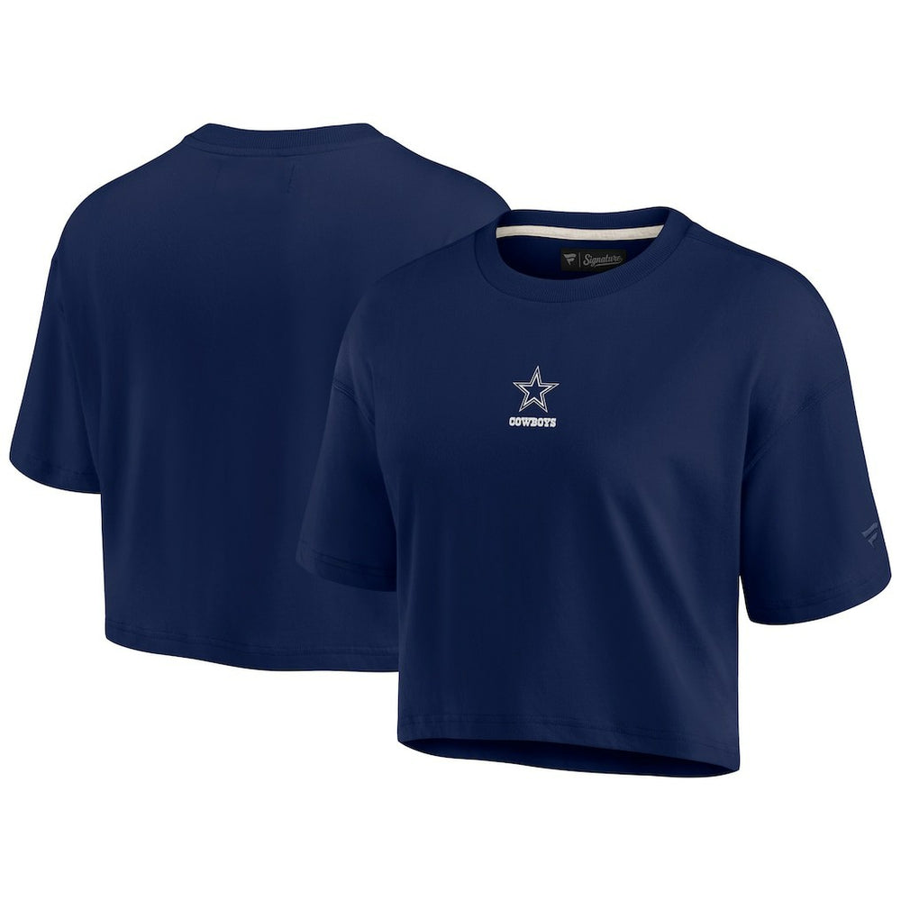 Women's Elements Super Soft Boxy Cropped T-Shirt - Dallas Cowboys