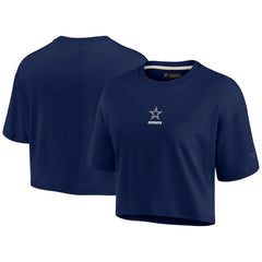 Women's Elements Super Soft Boxy Cropped T-Shirt - Dallas Cowboys