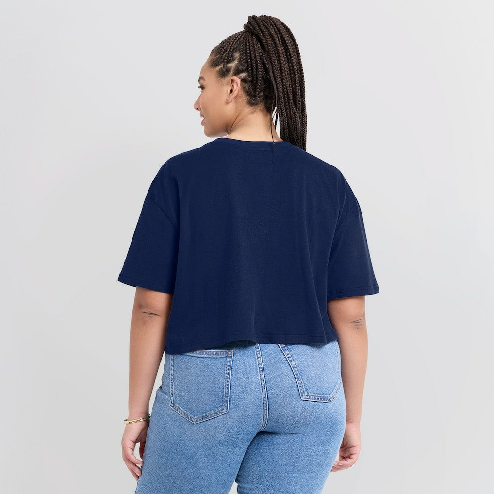 Women's Elements Super Soft Boxy Cropped T-Shirt - Dallas Cowboys