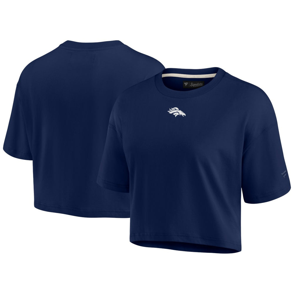 Women's Elements Super Soft Boxy Cropped T-Shirt - Denver Broncos