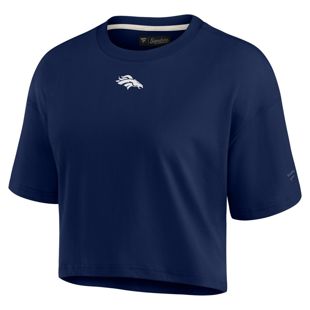 Women's Elements Super Soft Boxy Cropped T-Shirt - Denver Broncos