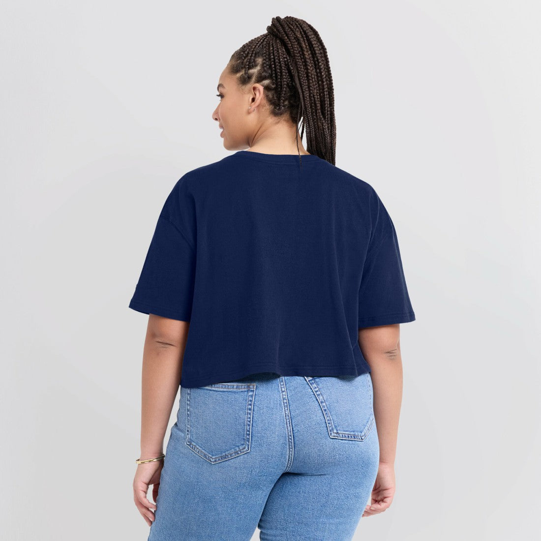Women's Elements Super Soft Boxy Cropped T-Shirt - Denver Broncos