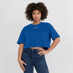 Women's Elements Super Soft Boxy Cropped T-Shirt - Buffalo Bills