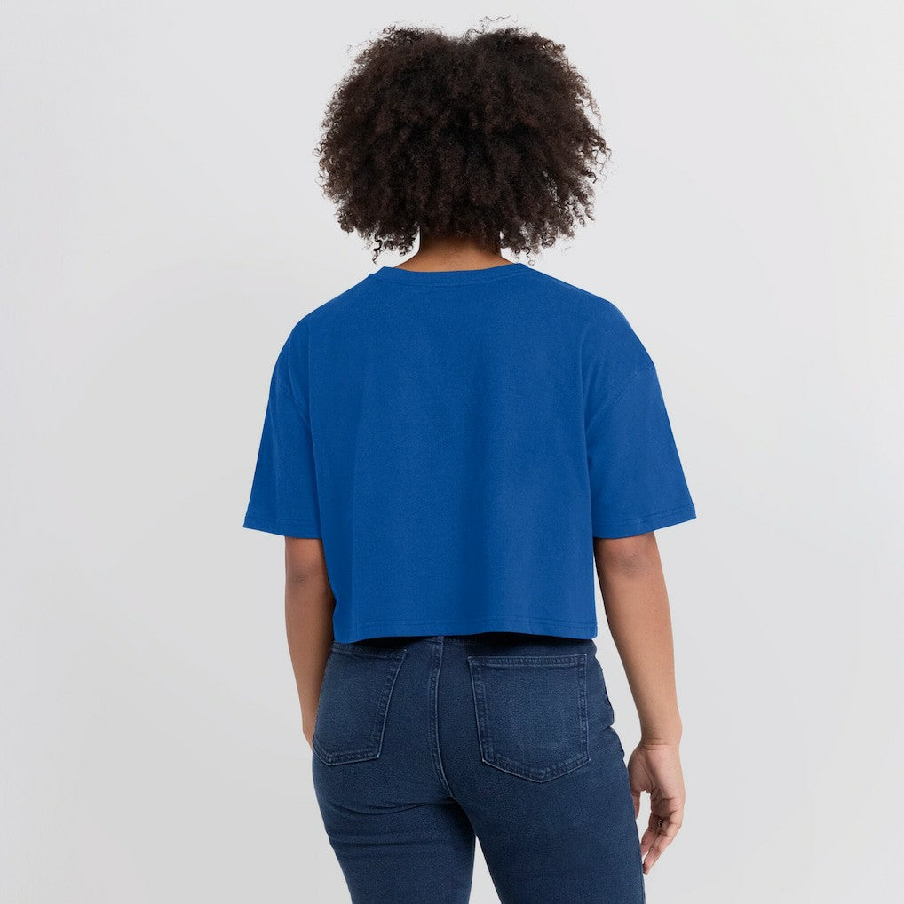Women's Elements Super Soft Boxy Cropped T-Shirt - Los Angeles Rams