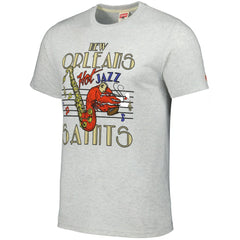 Homage Jazz Hyper Local Tri-Blend T-Shirt - New Orleans Saints