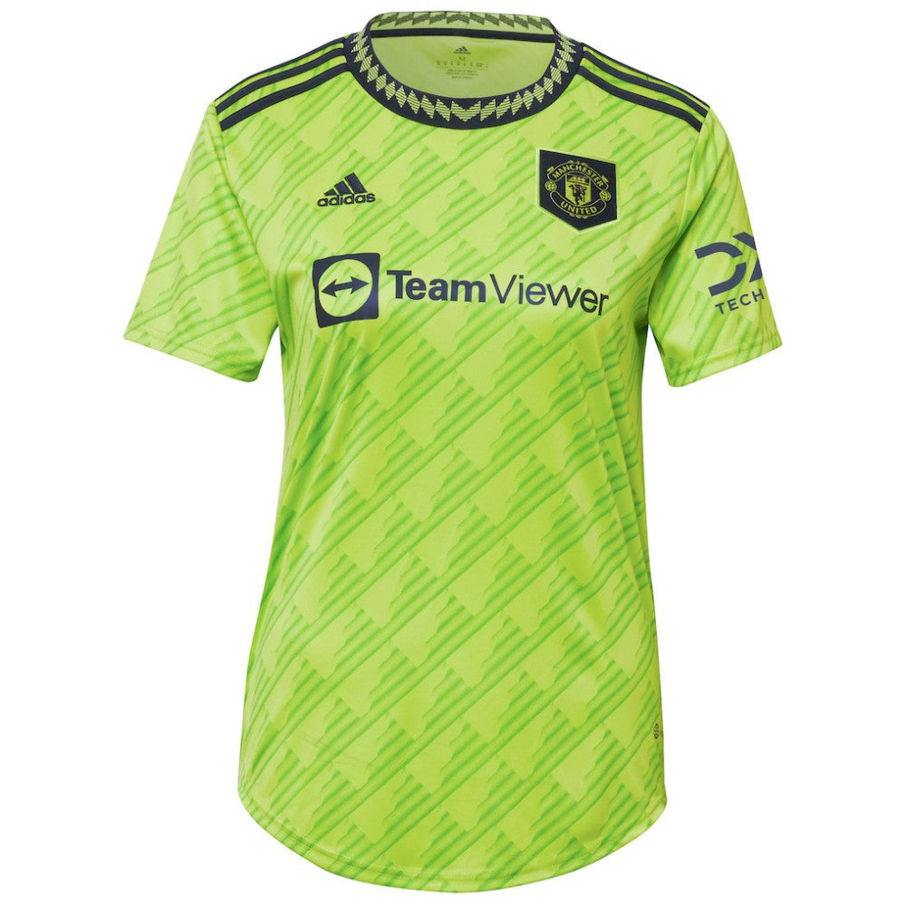 Scott McTominay Manchester United Women's 2022/23 Third Replica Player Jersey - Adidas Neon Green