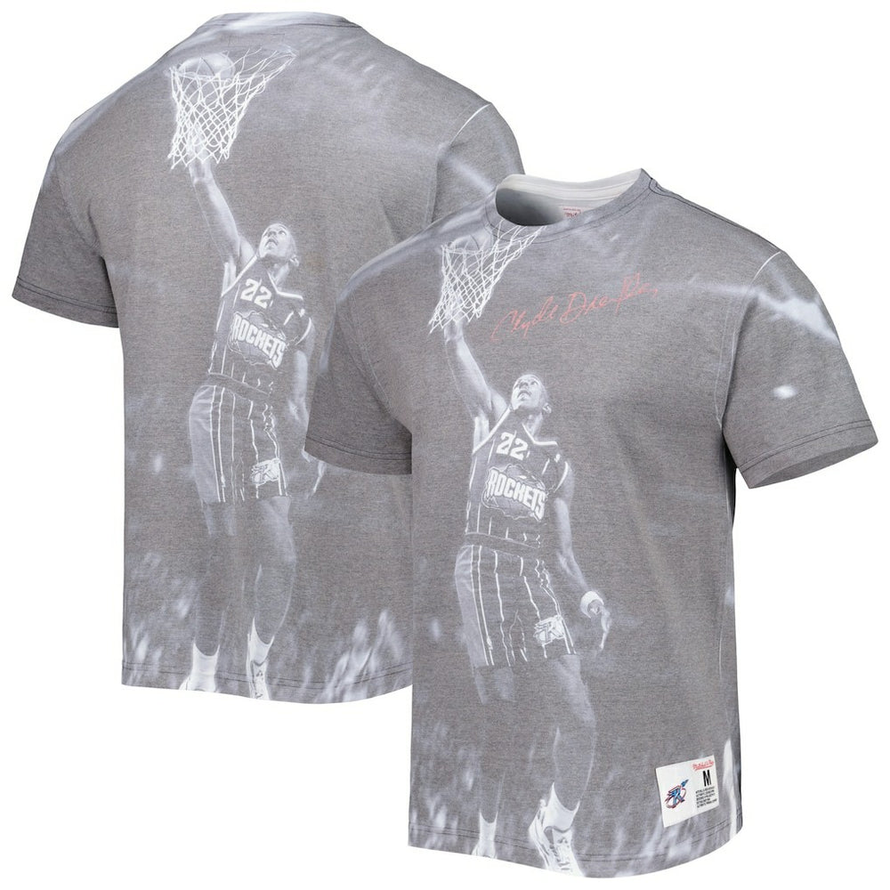NBA Clyde Drexler Houston Rockets Above The Rim T-Shirt