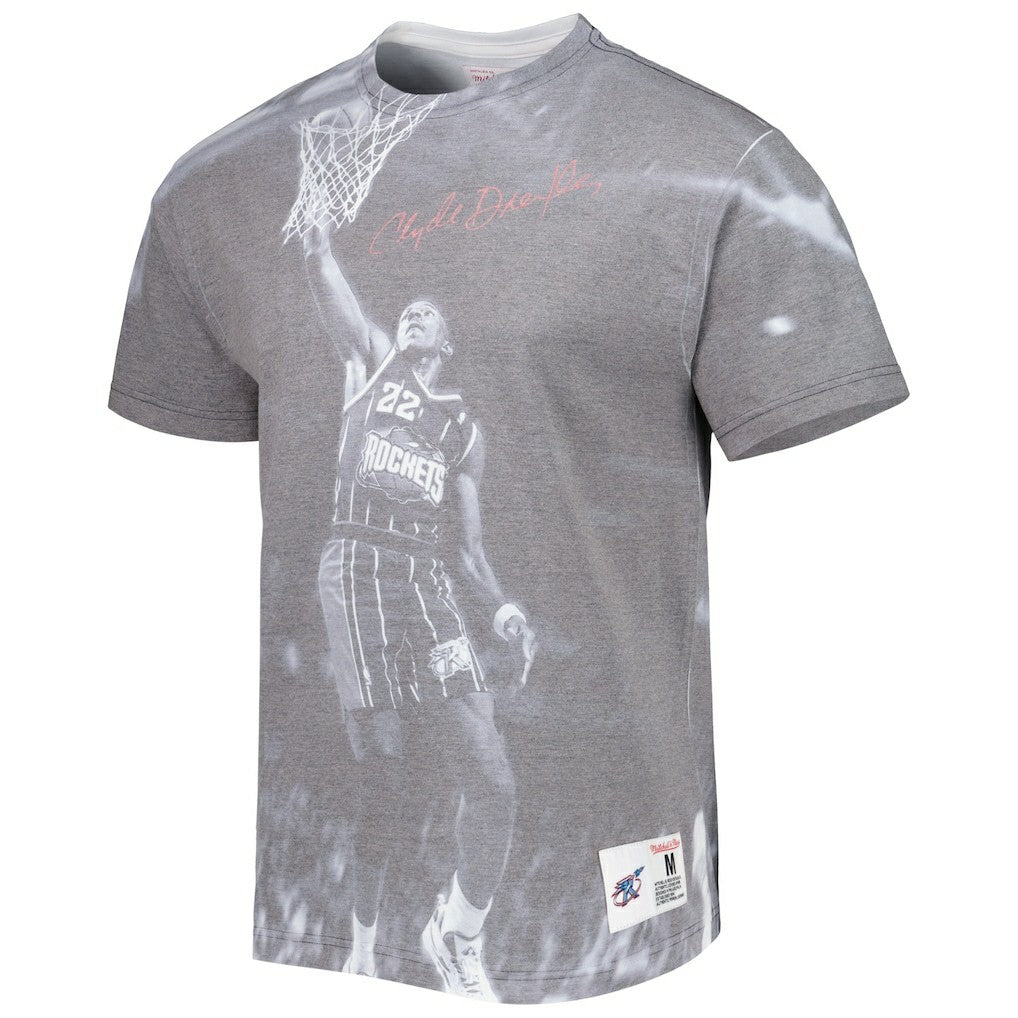 NBA Clyde Drexler Houston Rockets Above The Rim T-Shirt