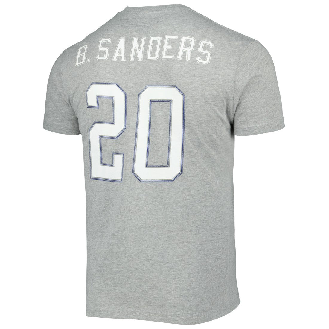 Barry Sanders  Retired Player Logo Name & Number T-Shirt - Detroit Lions