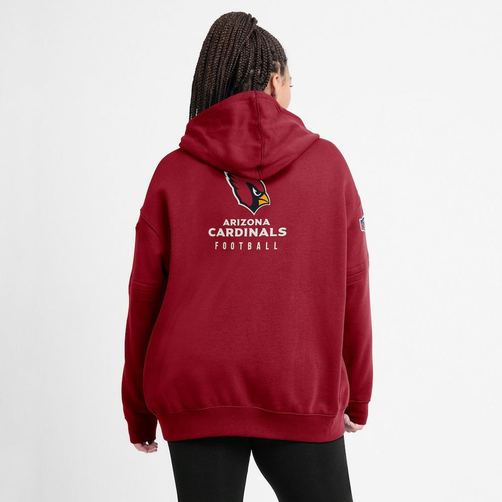 Women's 2023 Sideline Club Fleece Pullover Hoodie - Arizona Cardinals