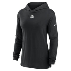Women's Sideline Performance Long Sleeve Hoodie T-Shirt - Cincinnati Bengals