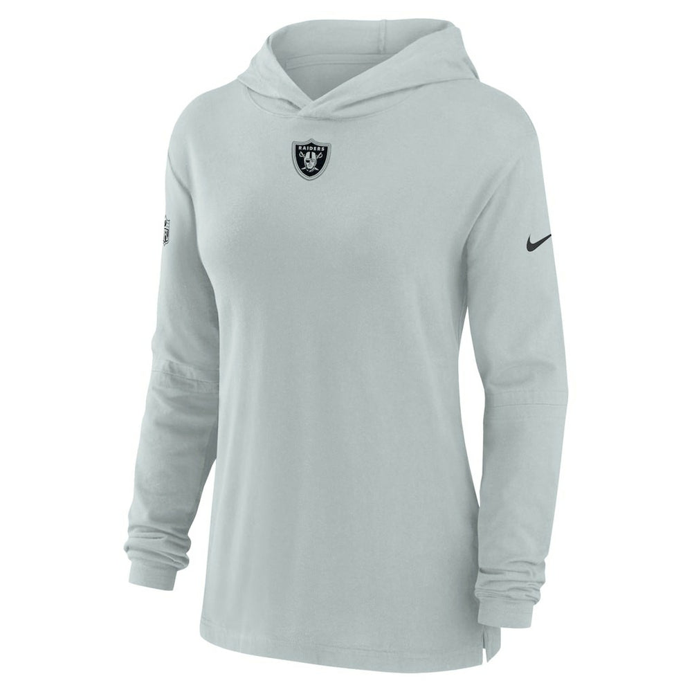 Women's Sideline Performance Long Sleeve Hoodie T-Shirt - Las Vegas Raiders