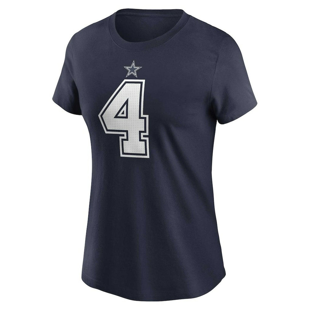 Dak Prescott  Women's Player Name & Number T-Shirt - Dallas Cowboys