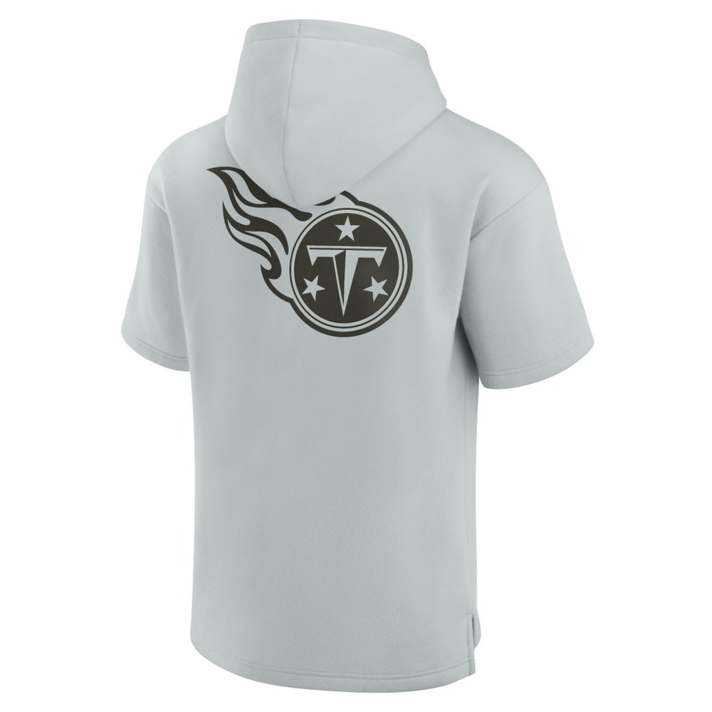 Unisex Elements Super Soft Fleece Short Sleeve Pullover Hoodie - Tennessee Titans