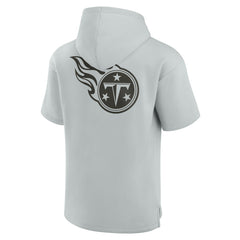 Unisex Elements Super Soft Fleece Short Sleeve Pullover Hoodie - Tennessee Titans