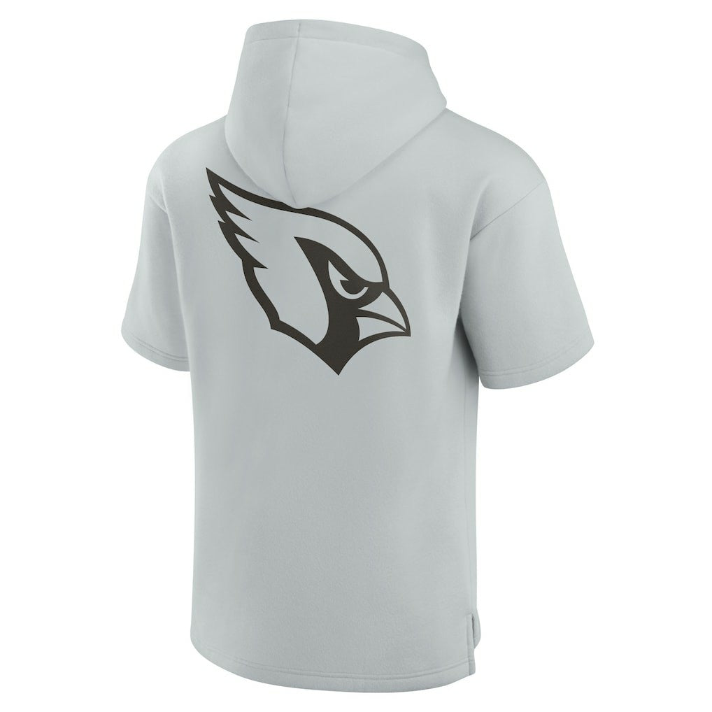 Unisex Elements Super Soft Fleece Short Sleeve Pullover Hoodie - Arizona Cardinals