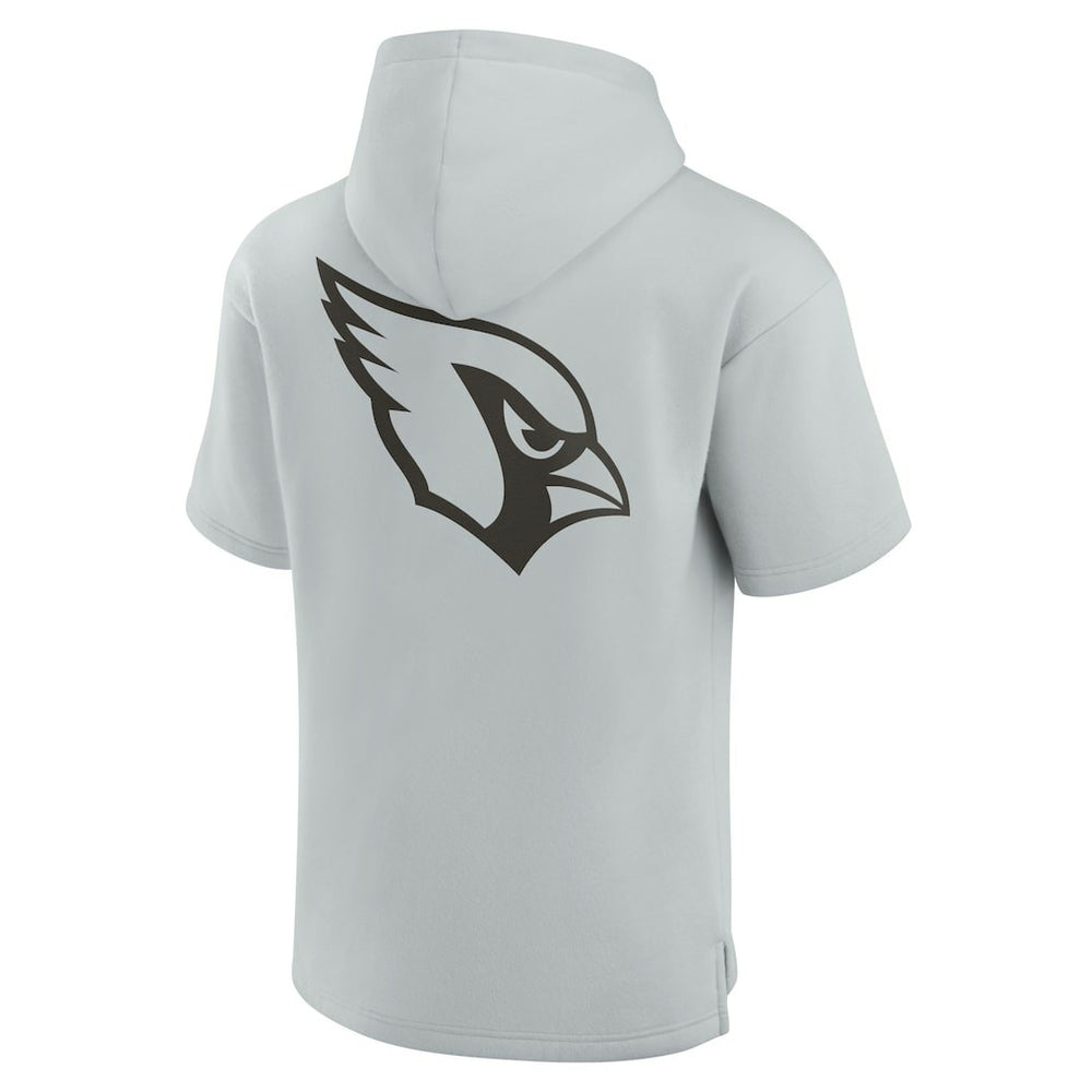 Unisex Elements Super Soft Fleece Short Sleeve Pullover Hoodie - Arizona Cardinals