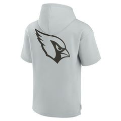 Unisex Elements Super Soft Fleece Short Sleeve Pullover Hoodie - Arizona Cardinals