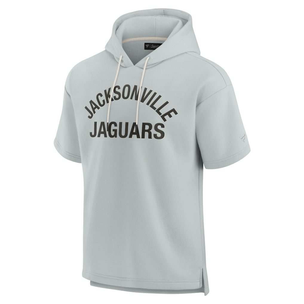 Unisex Elements Super Soft Fleece Short Sleeve Pullover Hoodie - Jacksonville Jaguars
