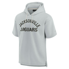 Unisex Elements Super Soft Fleece Short Sleeve Pullover Hoodie - Jacksonville Jaguars