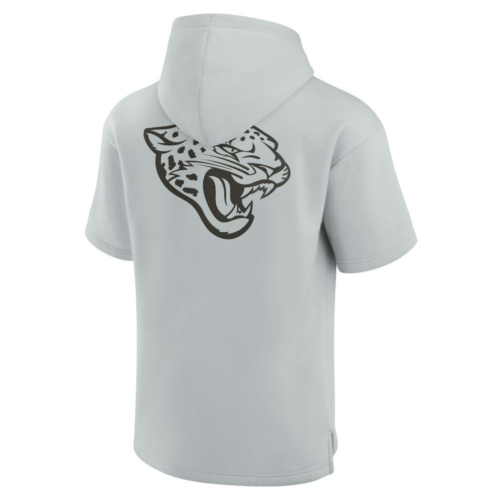 Unisex Elements Super Soft Fleece Short Sleeve Pullover Hoodie - Jacksonville Jaguars