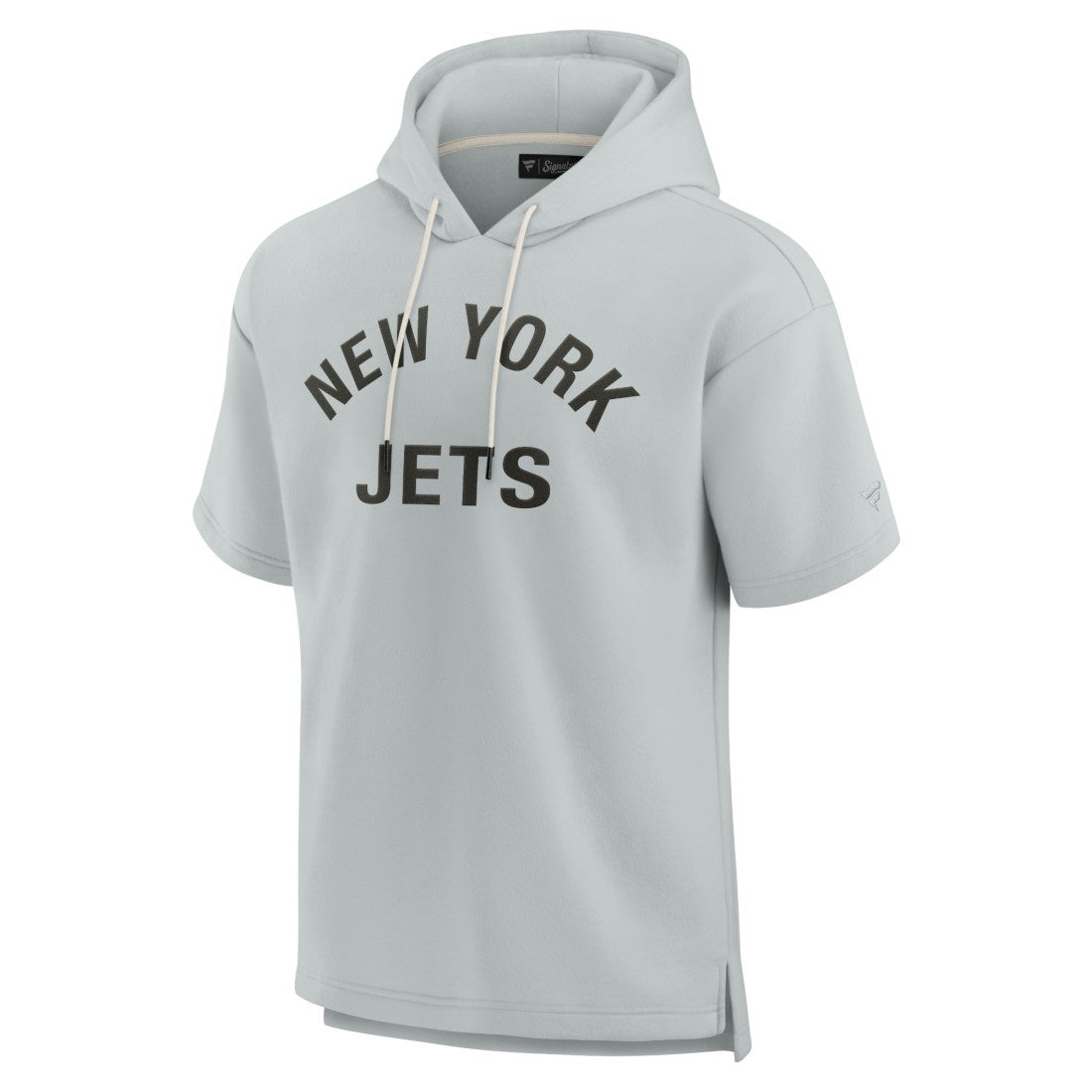Unisex Elements Super Soft Fleece Short Sleeve Pullover Hoodie - New York Jets