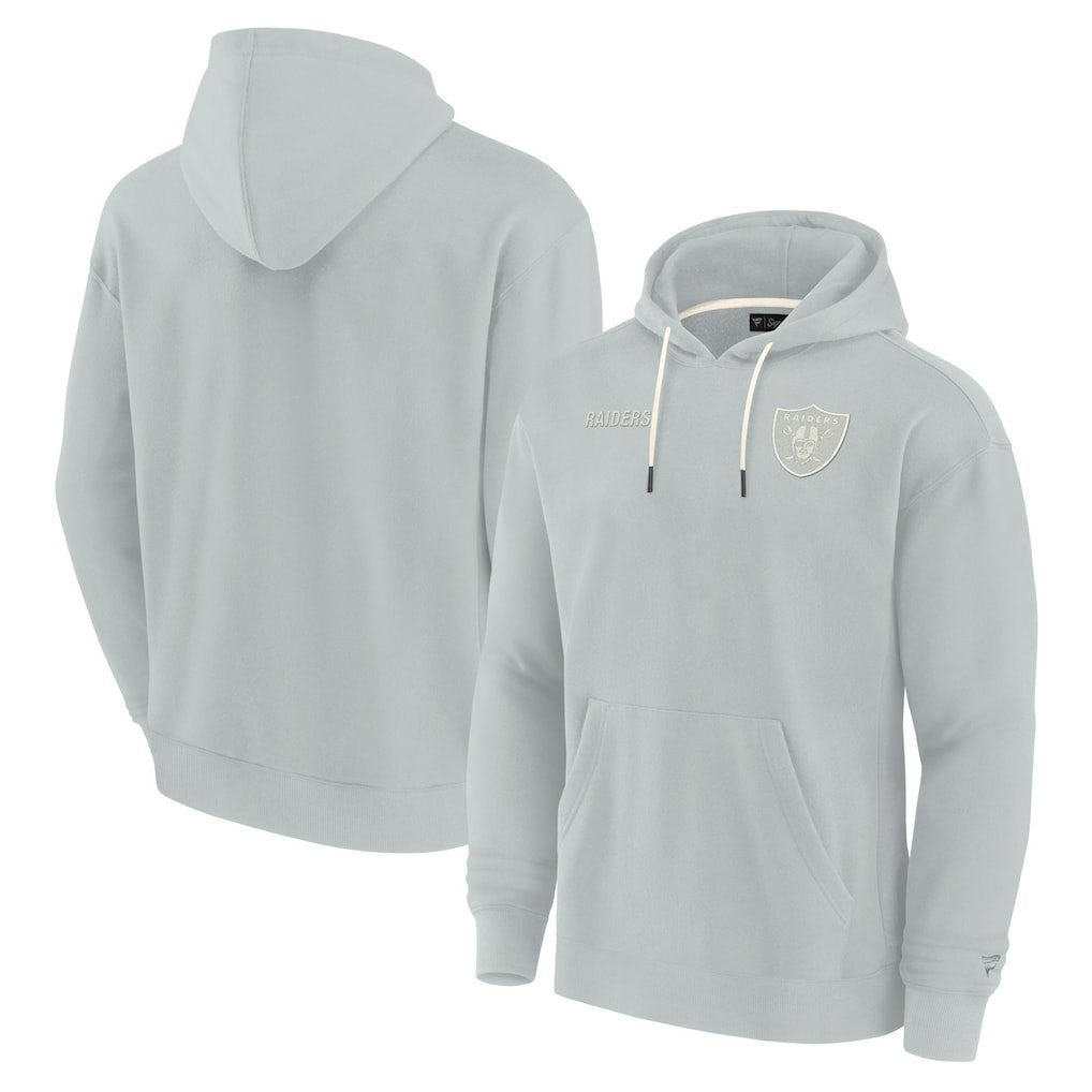 Unisex Elements Super Soft Fleece Pullover Hoodie - Las Vegas Raiders