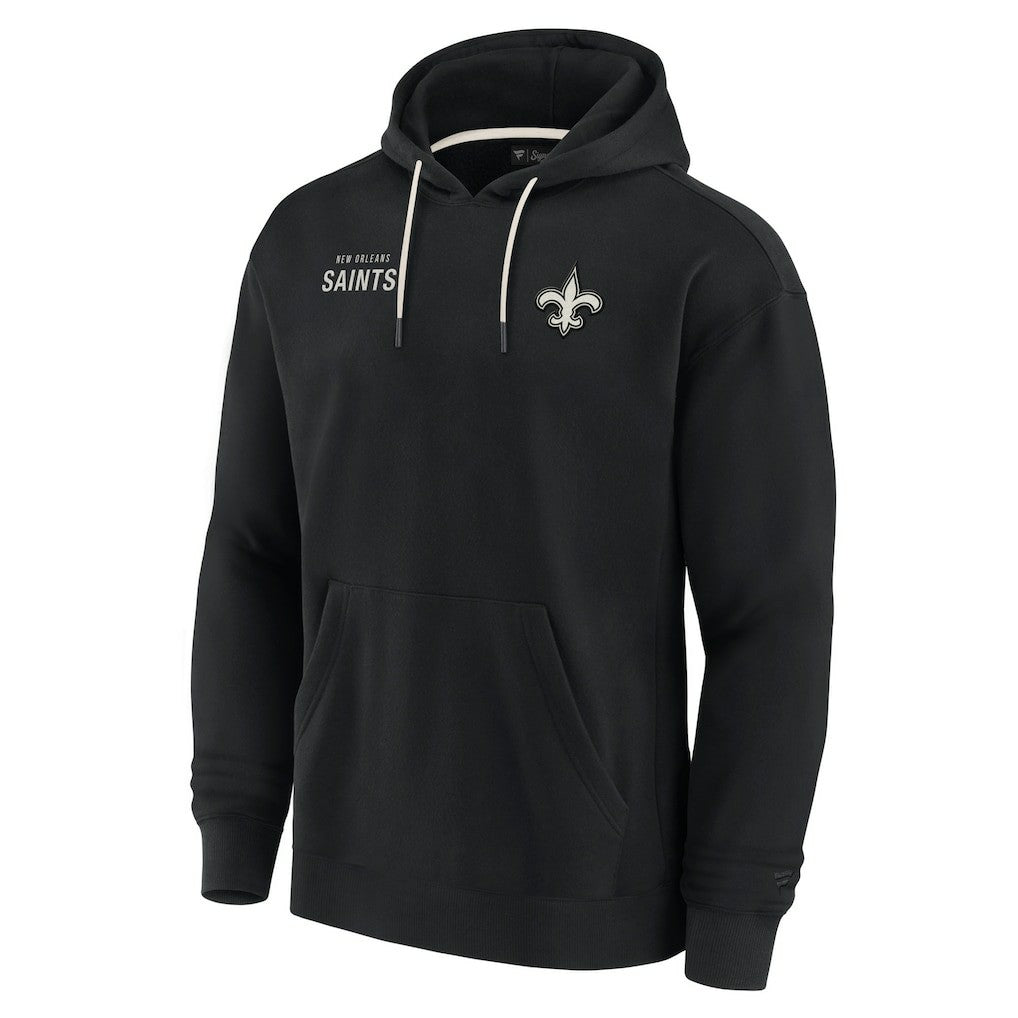 Unisex Elements Super Soft Fleece Pullover Hoodie - New Orleans Saints