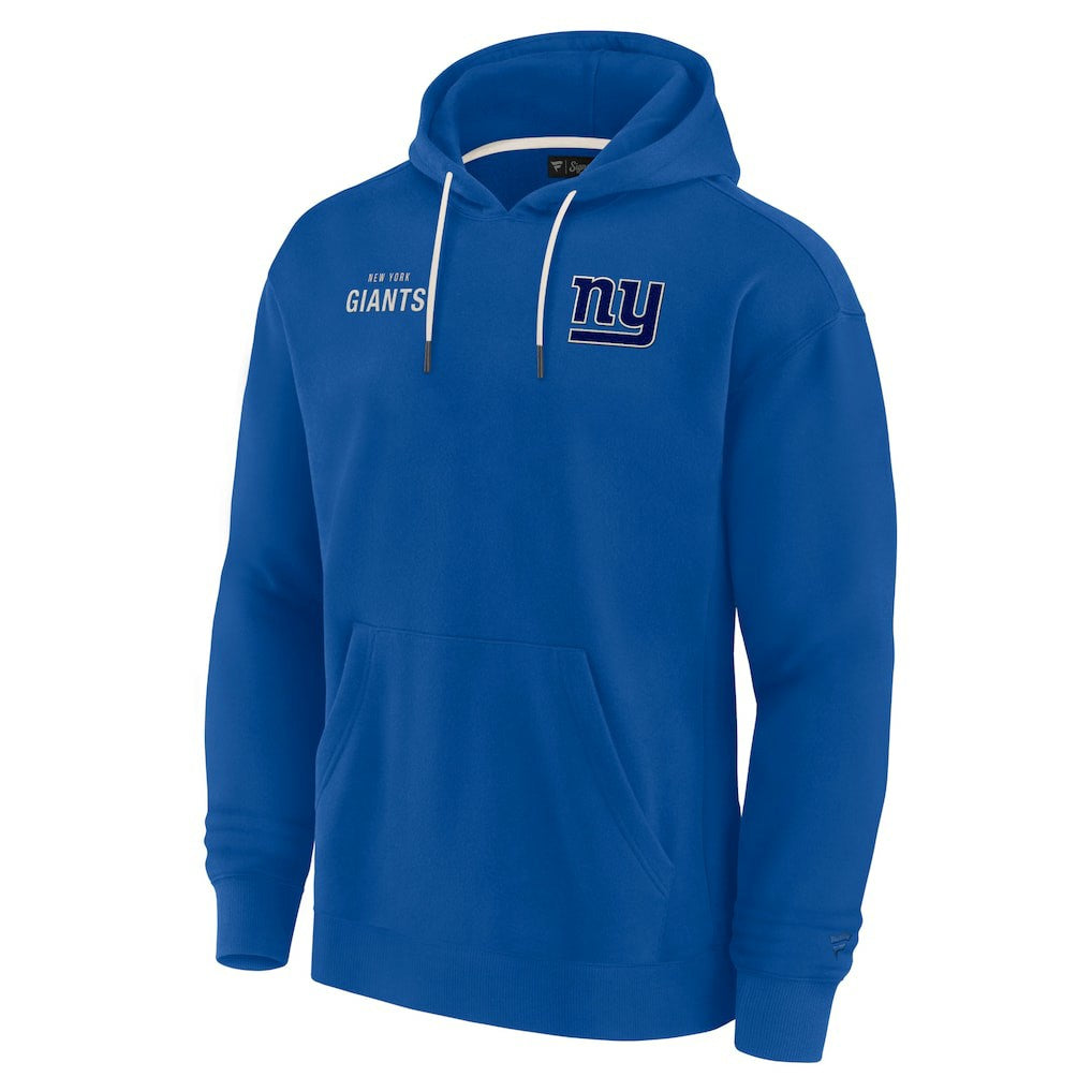 Unisex Elements Super Soft Fleece Pullover Hoodie - New York Giants